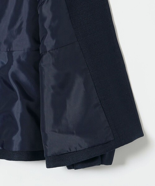 SHIPS any（シップス エニィ）の「SHIPS any:〈手洗い可能〉パフ スリーブ ノーカラー ジャケット［NAVY BLUE］（ノーカラージャケット・レディース・ネイビー/ナチュラル・ONE SIZE）」の20枚目の写真