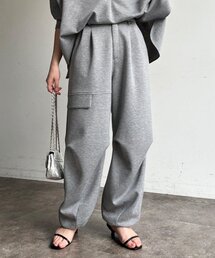 【WEB限定/セット着用可能】スムースパンツ