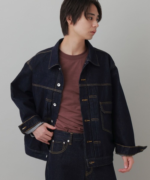 LAKOLE（ラコレ）の「デニムジャケット(MEN) / 1068075（デニムジャケット・メンズ・ブラック/インディゴブルー・MEDIUM/X-LARGE/LARGE）」の13枚目の写真