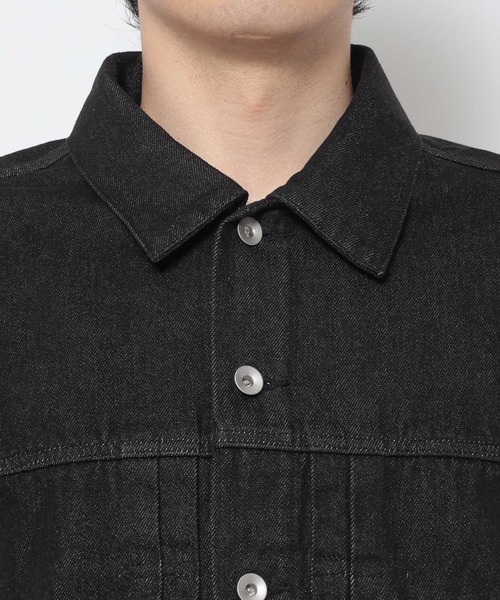 LAKOLE（ラコレ）の「デニムジャケット(MEN) / 1068075（デニムジャケット・メンズ・ブラック/インディゴブルー・MEDIUM/X-LARGE/LARGE）」の22枚目の写真