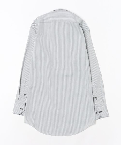 TOKYO SHIRTS(トウキョウシャツ)の「【超形態安定】【吸水速乾】 形態安定ノンアイロン ボタンダウン 長袖ビジネスワイシャツ(ビジネスシャツ・メンズ・グレー・首回り37cm-裄丈84cm/首回り37cm-裄丈80cm/首回り39cm-裄丈80cm/首回り39cm-裄丈84cm/首回り41cm-裄丈82cm/首回り41cm-裄丈86cm/首回り42cm-裄丈82cm/首回り42cm-裄丈86cm/首回り43cm-裄丈82cm/首回り43cm-裄丈86cm)」の3枚目の写真