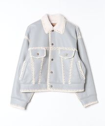 amok（アモク）の「amok/アモク/HAND KNITTING BOA BLOUSON（その他アウター）」