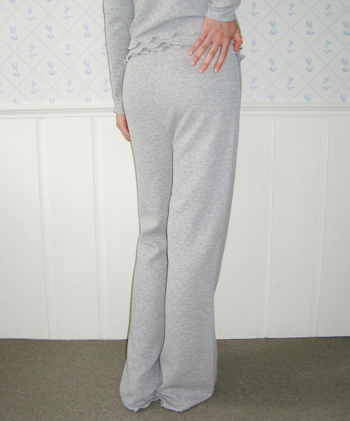 AMESWORLDWIDE（アメスワールドワイド）の「CLASSIC FLOWER BOOT CUT PANTS GREY（その他パンツ・レディース・その他・MEDIUM/SMALL）」の9枚目の写真