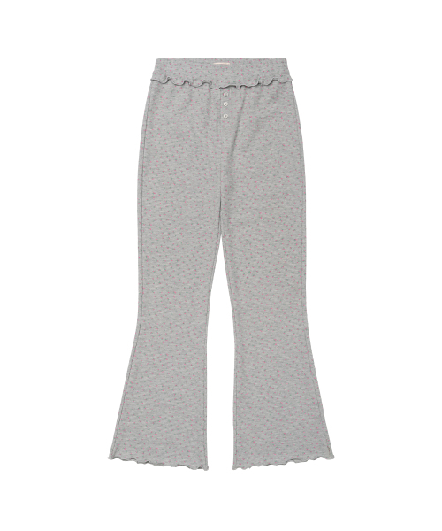 AMESWORLDWIDE（アメスワールドワイド）の「CLASSIC FLOWER BOOT CUT PANTS GREY（その他パンツ・レディース・その他・MEDIUM/SMALL）」の3枚目の写真