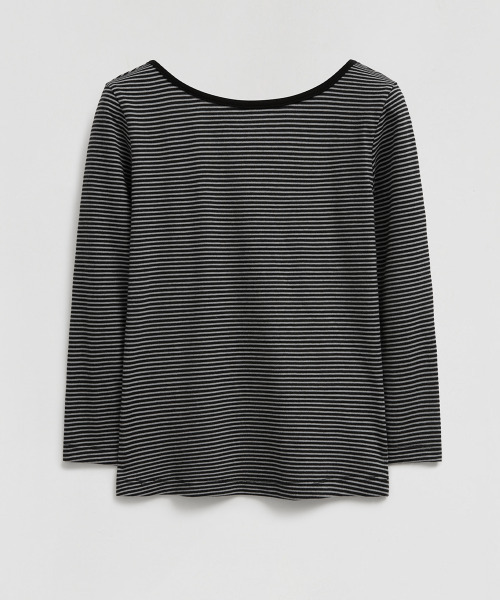 LMOOD WOMEN(エルムード ウーマン)の「ケイト 3/4ティーシャツ ストライプ(Tシャツ/カットソー・レディース・その他・36/38)」の2枚目の写真