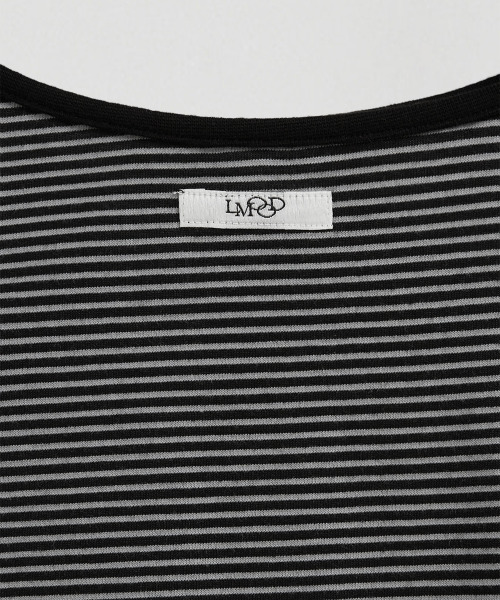 LMOOD WOMEN(エルムード ウーマン)の「ケイト 3/4ティーシャツ ストライプ(Tシャツ/カットソー・レディース・その他・36/38)」の3枚目の写真
