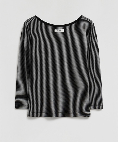 LMOOD WOMEN(エルムード ウーマン)の「ケイト 3/4ティーシャツ ストライプ(Tシャツ/カットソー・レディース・その他・36/38)」の4枚目の写真