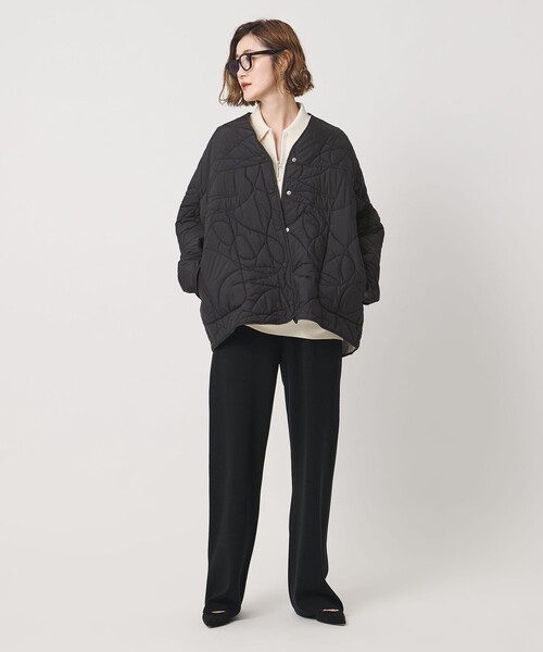 manipuri(マニプリ)の「【別注】<manipuri for conte>キルティングジャケット(その他アウター・レディース・ブラック/オフホワイト・FREE)」の11枚目の写真