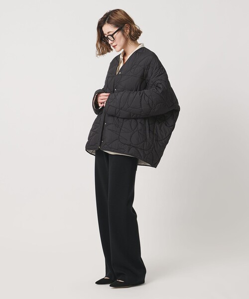 manipuri(マニプリ)の「【別注】<manipuri for conte>キルティングジャケット(その他アウター・レディース・ブラック/オフホワイト・FREE)」の12枚目の写真