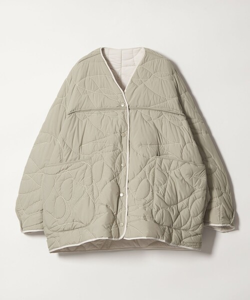 manipuri(マニプリ)の「【別注】<manipuri for conte>キルティングジャケット(その他アウター・レディース・ブラック/オフホワイト・FREE)」の22枚目の写真