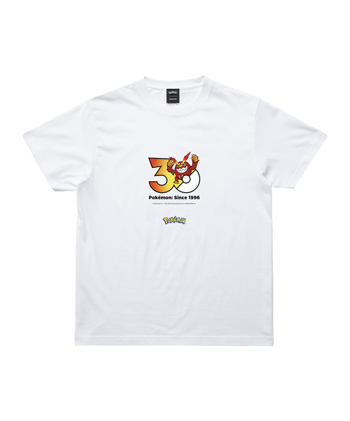 ZOZOSPOT(ゾゾスポット)の「Pokemon 30th Anniversary 1025 T-shirt 「ヒヒダルマ(ノーマルモード)」(Tシャツ/カットソー・レディース・ホワイト・SMALL/MEDIUM/LARGE/X-LARGE/XX-LARGE/XXX-LARGE/100cm/110cm/120cm/130cm/140cm/150cm/160cm)」の1枚目の写真