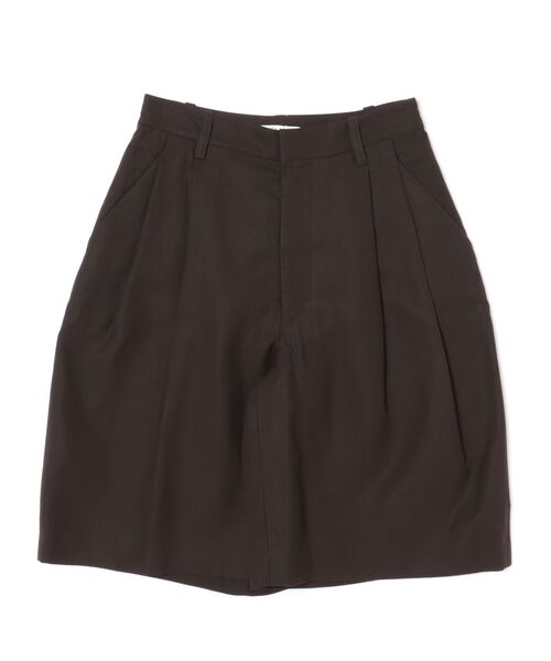 CLANE(クラネ)の「CLANE/クラネ/TENCEL HALF PANTS(その他パンツ・レディース・アイボリー/ブラウン系その他5・1)」の2枚目の写真