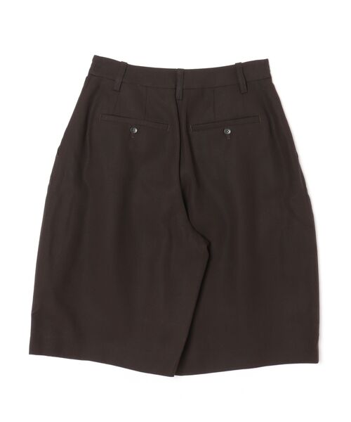 CLANE(クラネ)の「CLANE/クラネ/TENCEL HALF PANTS(その他パンツ・レディース・アイボリー/ブラウン系その他5・1)」の3枚目の写真