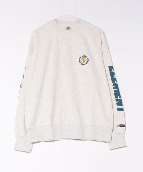 ELEMENT(エレメント)の「ELEMENT メンズ TIGER CREW トレーナー 【2026年秋冬モデル】(スウェット・メンズ・ホワイト系その他/ブラック系その他・MEDIUM/LARGE/X-LARGE)」の2枚目の写真