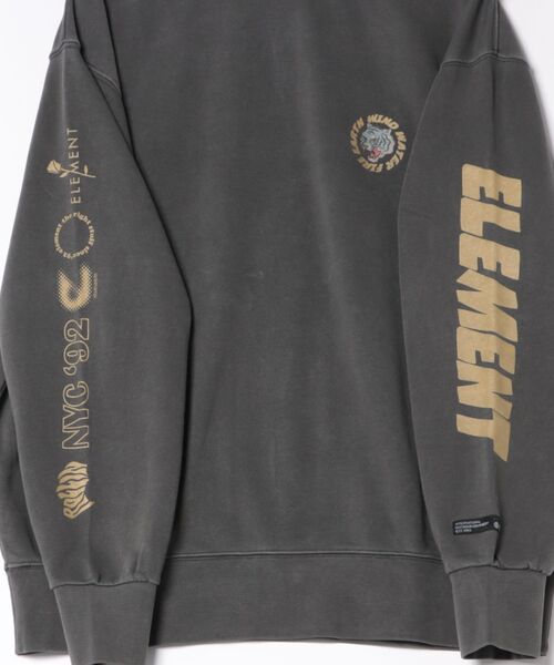ELEMENT(エレメント)の「ELEMENT メンズ TIGER CREW トレーナー 【2026年秋冬モデル】(スウェット・メンズ・ホワイト系その他/ブラック系その他・MEDIUM/LARGE/X-LARGE)」の4枚目の写真