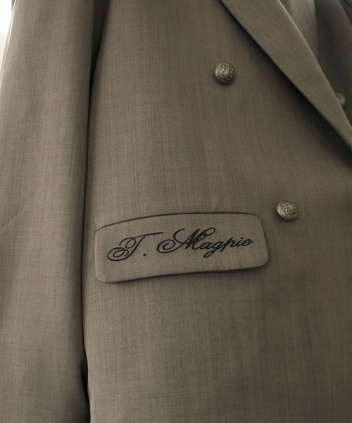 Scrap Book(スクラップブック)の「【THOMAS MAGPIE】T/R Chambray(テーラードジャケット・レディース・グレー/ブラック・FREE)」の5枚目の写真