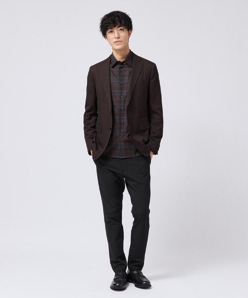TAKEO KIKUCHI(タケオキクチ)の「【LIMITED】ワンダーシェイプ テーパード パンツ(スラックス・メンズ・ダークグレー/ベージュ/ブラック・03/02/01/05/04)」の19枚目の写真