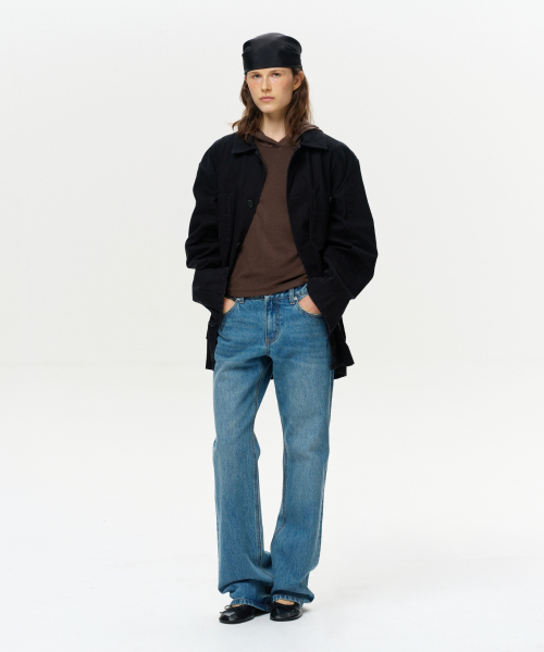 ERA(エラ)の「UNISEX ERA WASHED WORK JACKET - VINTAGE BLACK(その他アウター・レディース・その他・SMALL/MEDIUM/LARGE/X-LARGE)」の11枚目の写真