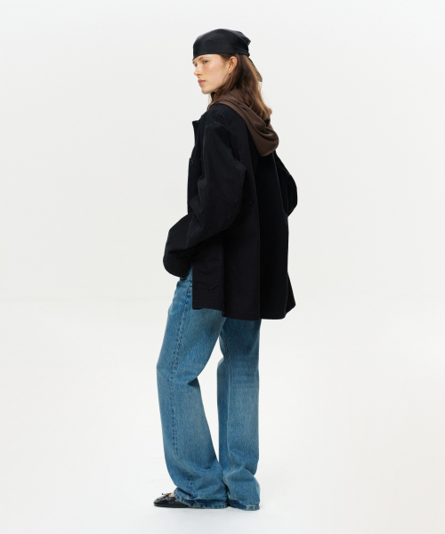 ERA(エラ)の「UNISEX ERA WASHED WORK JACKET - VINTAGE BLACK(その他アウター・レディース・その他・SMALL/MEDIUM/LARGE/X-LARGE)」の13枚目の写真