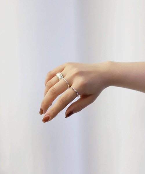 TEN.(テン)の「SILVER925 18KGP エブリング MIX(リング・レディース・シルバー×ゴールド・#13)」の8枚目の写真