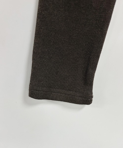 LEMOA(レモア)の「カシュクール風レイヤード長袖リブカットソー(Tシャツ/カットソー・レディース・ブラック/ダークブラウン/ベージュ/グレイッシュベージュ・MEDIUM/LARGE/X-LARGE)」の6枚目の写真