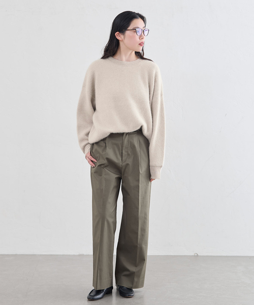 IENA(イエナ)の「《WEB限定》ラクーンMIXプルオーバー(ニット/セーター・レディース・グレー/アイボリー/ピンク系その他・FREE)」の20枚目の写真