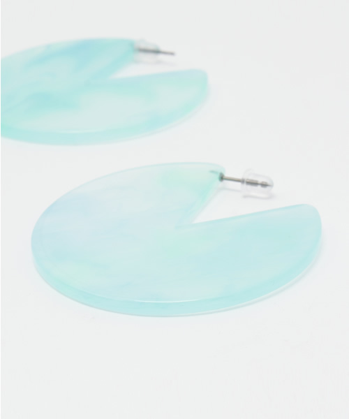 KBF(ケイビーエフ)の「KBF アクリルサークルピアス(ピアス(両耳用)・レディース・ライトブルー/ブラウン系その他/ピンク・ONE)」の8枚目の写真