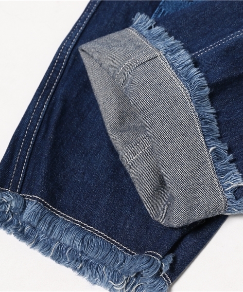 niko and...(ニコアンド)の「Uパッチワークパンツ【niko and...】(デニムパンツ・メンズ・ネイビー/ブルー・LARGE/MEDIUM)」の11枚目の写真