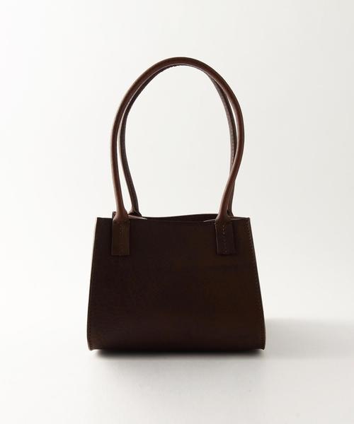 Steven Alan(スティーブンアラン)の「<Steven Alan>LEATHER BAG/バッグ ◆(ハンドバッグ・レディース・ブラック/ダークブラウン・FREE)」の4枚目の写真