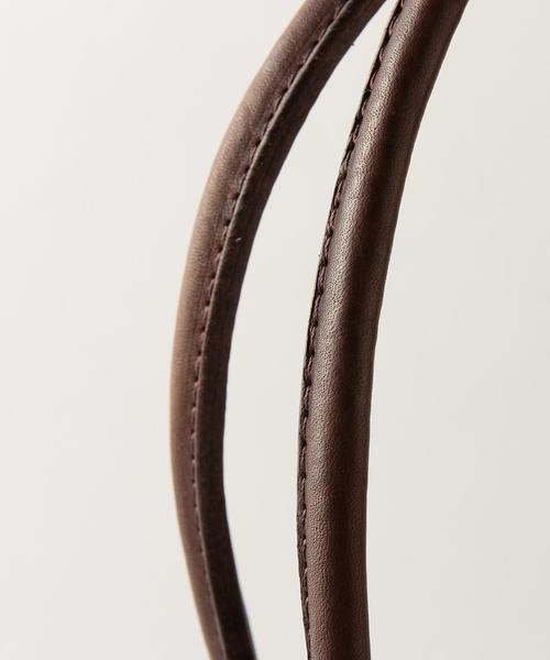 Steven Alan(スティーブンアラン)の「<Steven Alan>LEATHER BAG/バッグ ◆(ハンドバッグ・レディース・ブラック/ダークブラウン・FREE)」の5枚目の写真