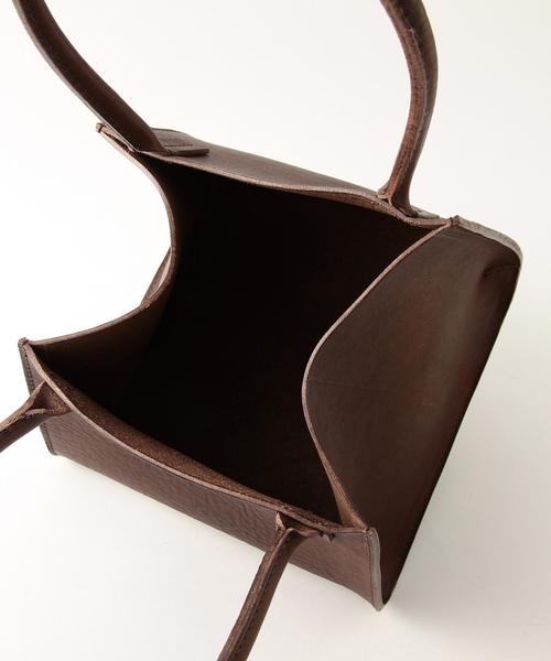 Steven Alan(スティーブンアラン)の「<Steven Alan>LEATHER BAG/バッグ ◆(ハンドバッグ・レディース・ブラック/ダークブラウン・FREE)」の8枚目の写真