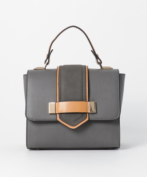 PLAIN CLOTHING(プレーンクロージング)の「ワンハンドルバッグ/ショルダーバッグ【PLAIN CLOTHING】(ハンドバッグ・レディース・カーキ/ブラック/ダークグレー/レッド/キャメル・FREE)」の3枚目の写真