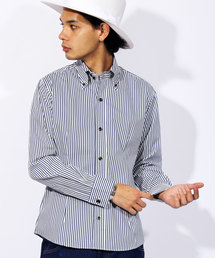 ８(eight) | 国産 ストライプ 長袖シャツ(シャツ/ブラウス)