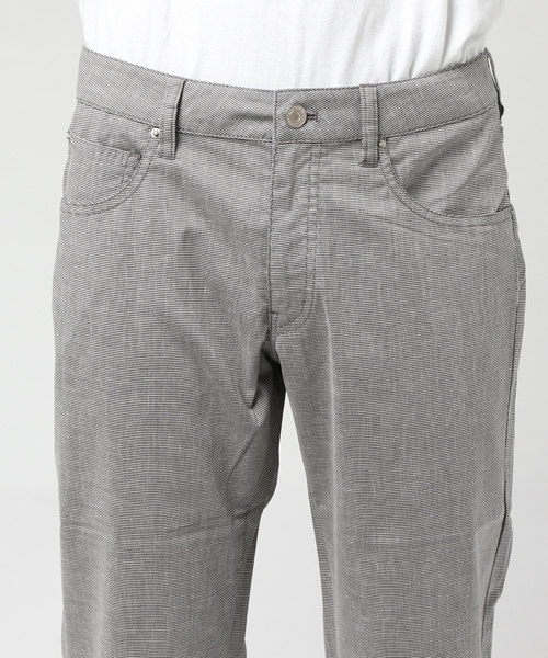 MEN'S BIGI（メンズビギ）の「ストレッチクロップドパンツ（COOL MAX）/7分丈（チノパンツ・メンズ・サックスブルー/グレー/ネイビー/ベージュ/ホワイト・S/M/SS/L）」の7枚目の写真