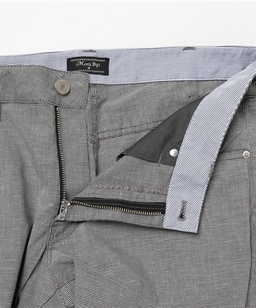 MEN'S BIGI（メンズビギ）の「ストレッチクロップドパンツ（COOL MAX）/7分丈（チノパンツ・メンズ・サックスブルー/グレー/ネイビー/ベージュ/ホワイト・S/M/SS/L）」の12枚目の写真