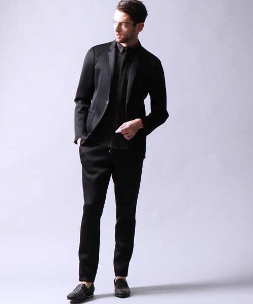 5351 POUR LES HOMMES(ゴーサンゴーイチプールオム)の「AIRダブルラッセルテーパードスラックス(その他パンツ・メンズ・グレー/ブラック・46/44/50/48)」の10枚目の写真