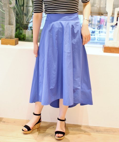 plage（プラージュ）の「Washer ミディフレアスカート◆（スカート・レディース・グリーン/ブルー系その他・38/34/36）」の19枚目の写真