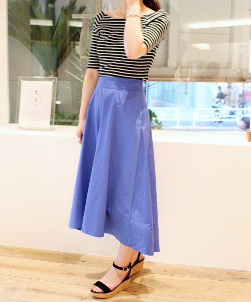 plage（プラージュ）の「Washer ミディフレアスカート◆（スカート・レディース・グリーン/ブルー系その他・38/34/36）」の20枚目の写真