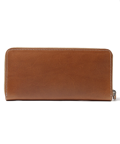 BEAUTY&YOUTH UNITED ARROWS(ビューティーアンドユースユナイテッドアローズ)の「BY Art-Direct レザージップ ロングウォレット ◆(財布・レディース・ブラウン/オレンジ/ネイビー・フリー)」の4枚目の写真