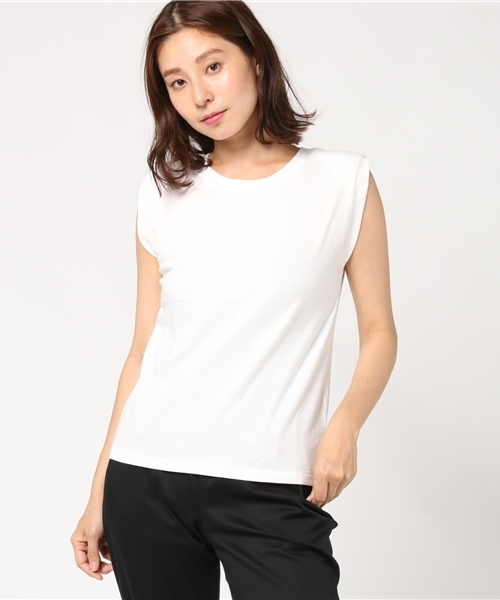 SLY（スライ）の「PADDED T/S（Tシャツ/カットソー・レディース・ホワイト/ブラック・FREE）」の10枚目の写真