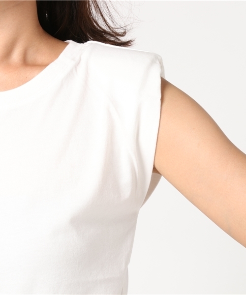 SLY（スライ）の「PADDED T/S（Tシャツ/カットソー・レディース・ホワイト/ブラック・FREE）」の7枚目の写真