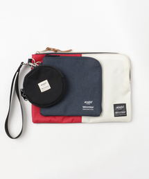 anello | WEGO/【3点セット】anello3連クラッチポーチバッグ(クラッチバッグ)