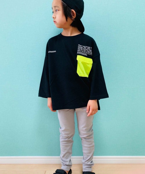 THE CASUAL(カジュアル)の「キッズ ストレッチパンツ レギパン(その他パンツ・キッズ・ピンク系その他/アッシュグレー/カーキ/レッド/パープル/マスタード/グリーン/エメラルド/オレンジ/ライム/ブラウン/ラベンダー/ネイビー/サックスブルー/ブラック/キャメル/レッド系その他/ロイヤルブルー/ピンク/チャコール/アイボリー/インディゴブルー・160cm/90cm/150cm/95cm/80cm/130cm/140cm/100cm/120cm/110cm)」の3枚目の写真