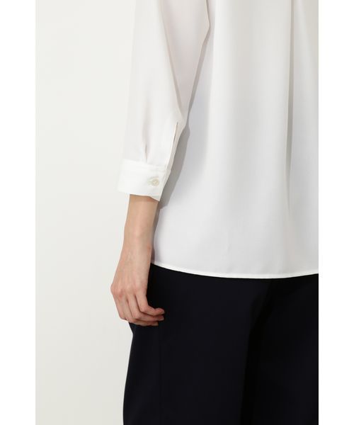 NATURAL BEAUTY BASIC（ナチュラルビューティーベーシック）の「〈ウォッシャブル〉ツイルダブルポケットブラウス（シャツ/ブラウス・レディース・ブルー/ホワイト系その他/ブルー系その他・MEDIUM/SMALL）」の8枚目の写真