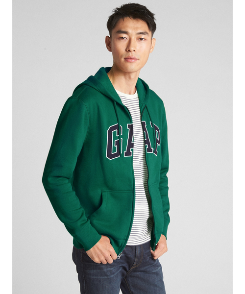 GAP(ギャップ)の「GAPロゴ フルジップパーカー(ユニセックス)(パーカー・メンズ・レッド/ライトグレー/グリーン/ブラック/ネイビー・S/M/XS/L/XL)」の4枚目の写真