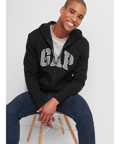 GAP（ギャップ）の「GAPロゴ フルジップパーカー(ユニセックス