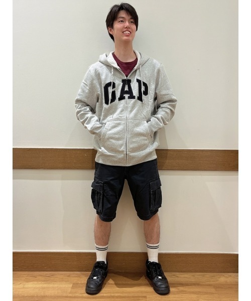 GAP(ギャップ)の「GAPロゴ フルジップパーカー(ユニセックス)(パーカー・メンズ・レッド/ライトグレー/グリーン/ブラック/ネイビー・S/M/XS/L/XL)」の10枚目の写真