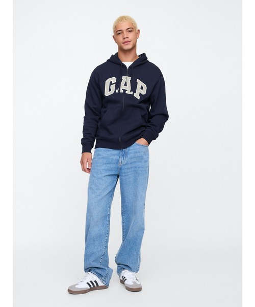 GAP ギャップ ジャージ セットアップ スウェット パーカー ネイビー ロゴ GAP - オールドギャップ 白タグ GAPロゴ ネイビー スウェット