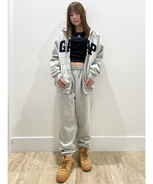 GAPロゴ フルジップパーカー(ユニセックス)（パーカー）｜GAP