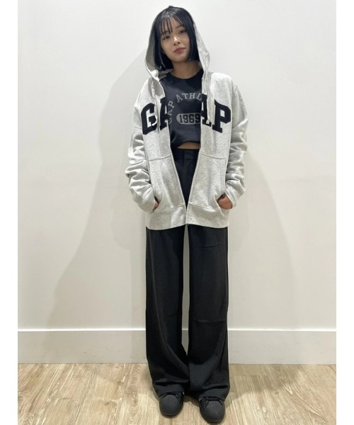 GAPロゴ フルジップパーカー(ユニセックス)（パーカー）｜GAP